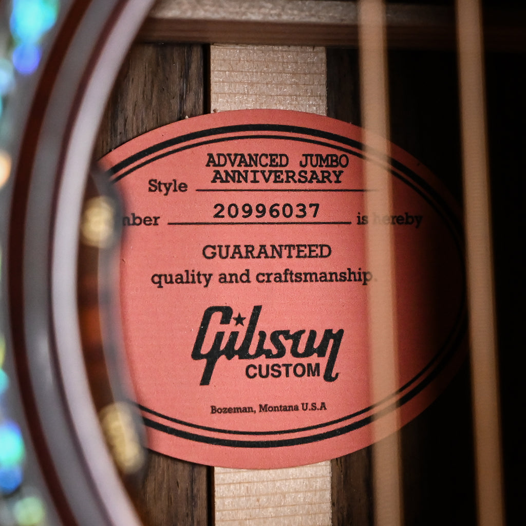 Gibson Custom Advanced Jumbo Anniversary Limited Edition- Cremona Burst 2026 (20996037)