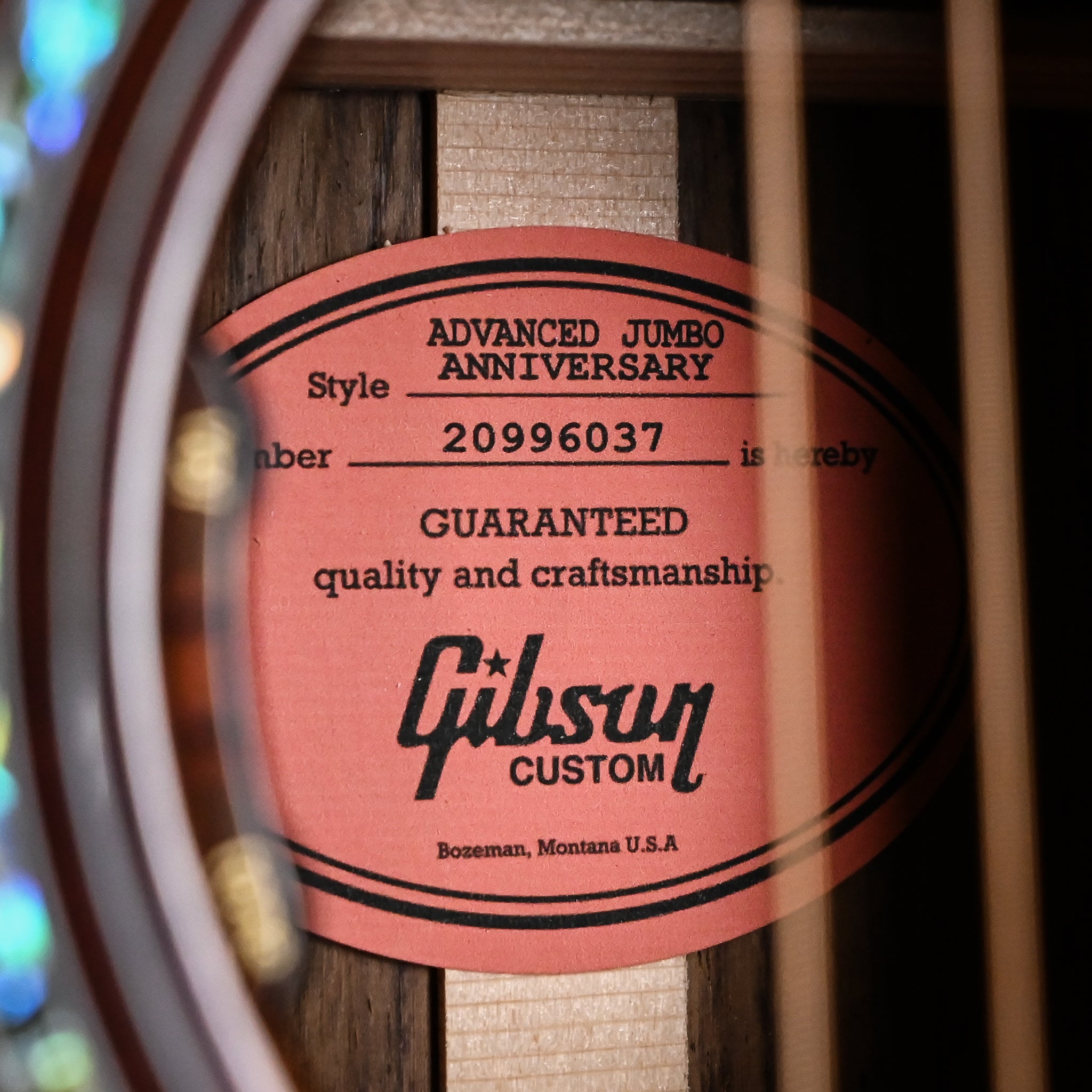 Gibson Custom Advanced Jumbo Anniversary Limited Edition- Cremona Burst 2026 (20996037)
