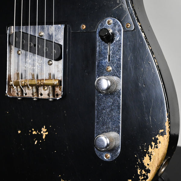 Fender Custom Shop Masterbuilt Yuriy Shishkov '52 Telecaster Heavy Relic- Aged Black 2025 (R136977)