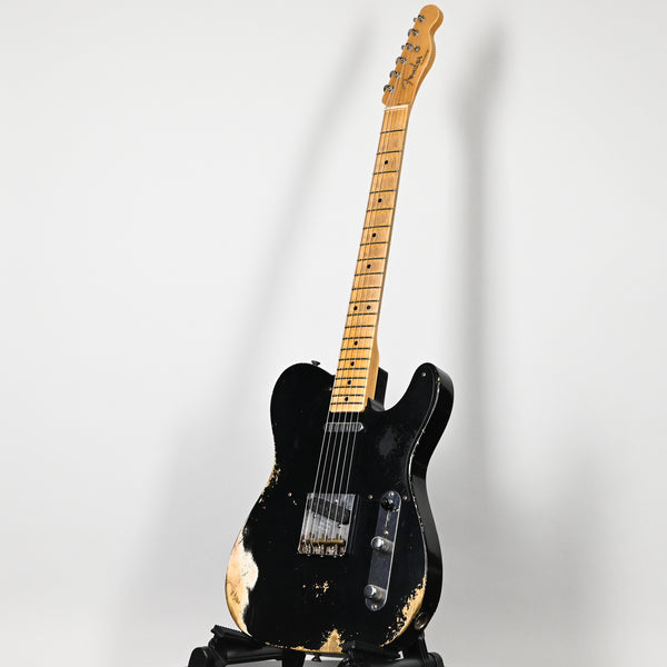 Fender Custom Shop Masterbuilt Yuriy Shishkov '52 Telecaster Heavy Relic- Aged Black 2025 (R136977)