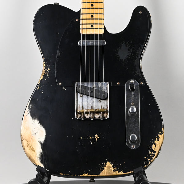 Fender Custom Shop Masterbuilt Yuriy Shishkov '52 Telecaster Heavy Relic- Aged Black 2025 (R136977)