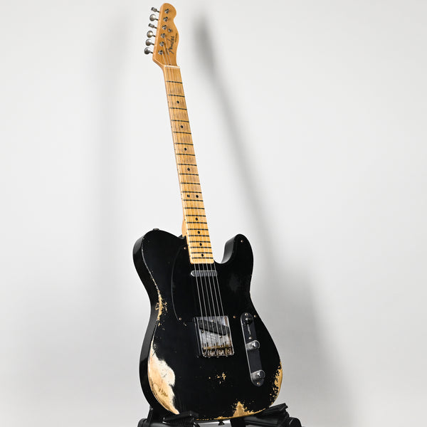 Fender Custom Shop Masterbuilt Yuriy Shishkov '52 Telecaster Heavy Relic- Aged Black 2025 (R136977)