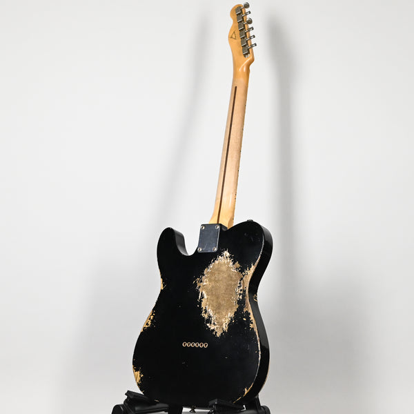 Fender Custom Shop Masterbuilt Yuriy Shishkov '52 Telecaster Heavy Relic- Aged Black 2025 (R136977)