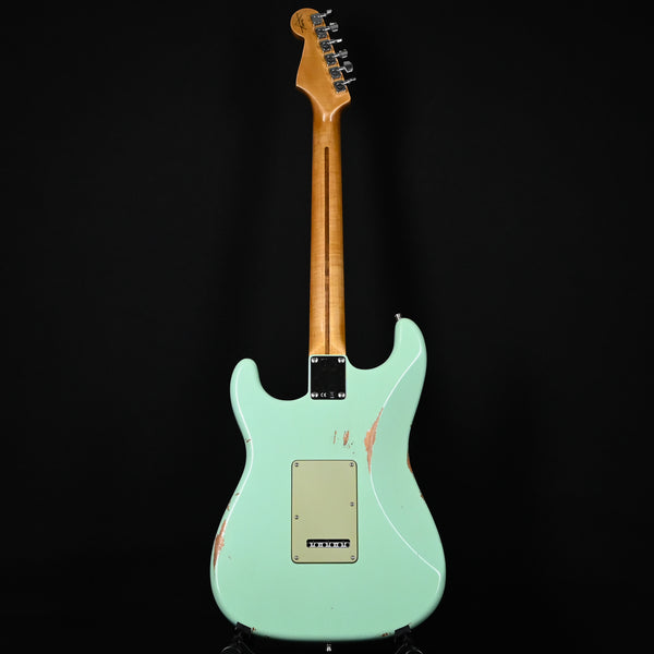 Fender Custom Shop Deluxe Stratocaster w/ Seymour Duncan SH4 Humbucker, Relic/ Closet Classic Hardware- Aged Surf Green 2025 (R143930)