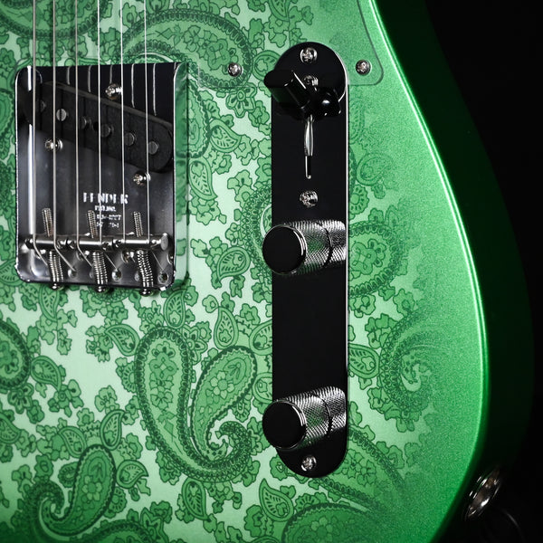 Fender Custom Shop Masterbuilt Austin MacNutt '67 Telecaster NOS- Green Paisley w/ Green Burst 2025 (AM0113)