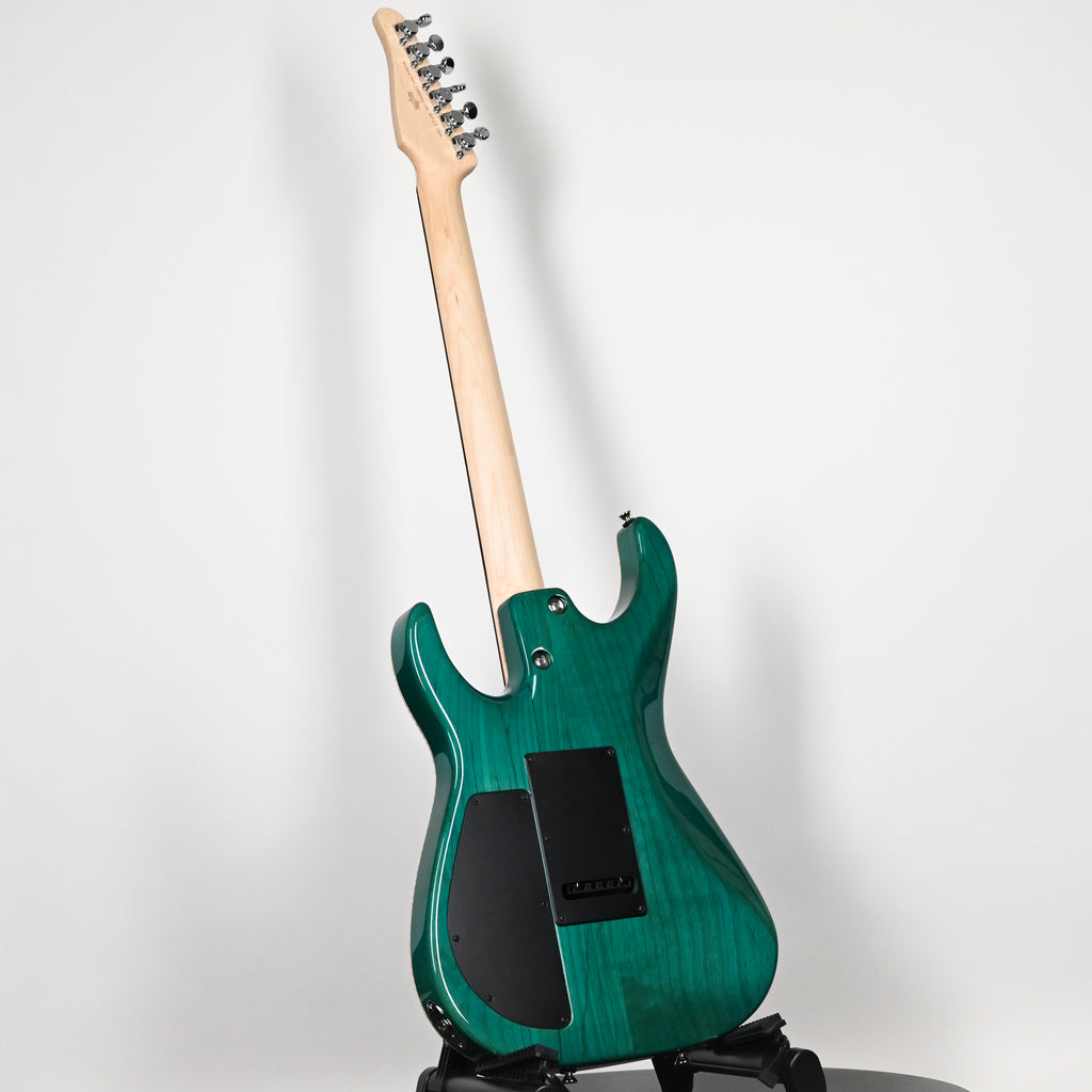 Tom Anderson Custom Angel Electric Guitar- Teal Wake Surf w/ Binding 2026 (07-11-26A)
