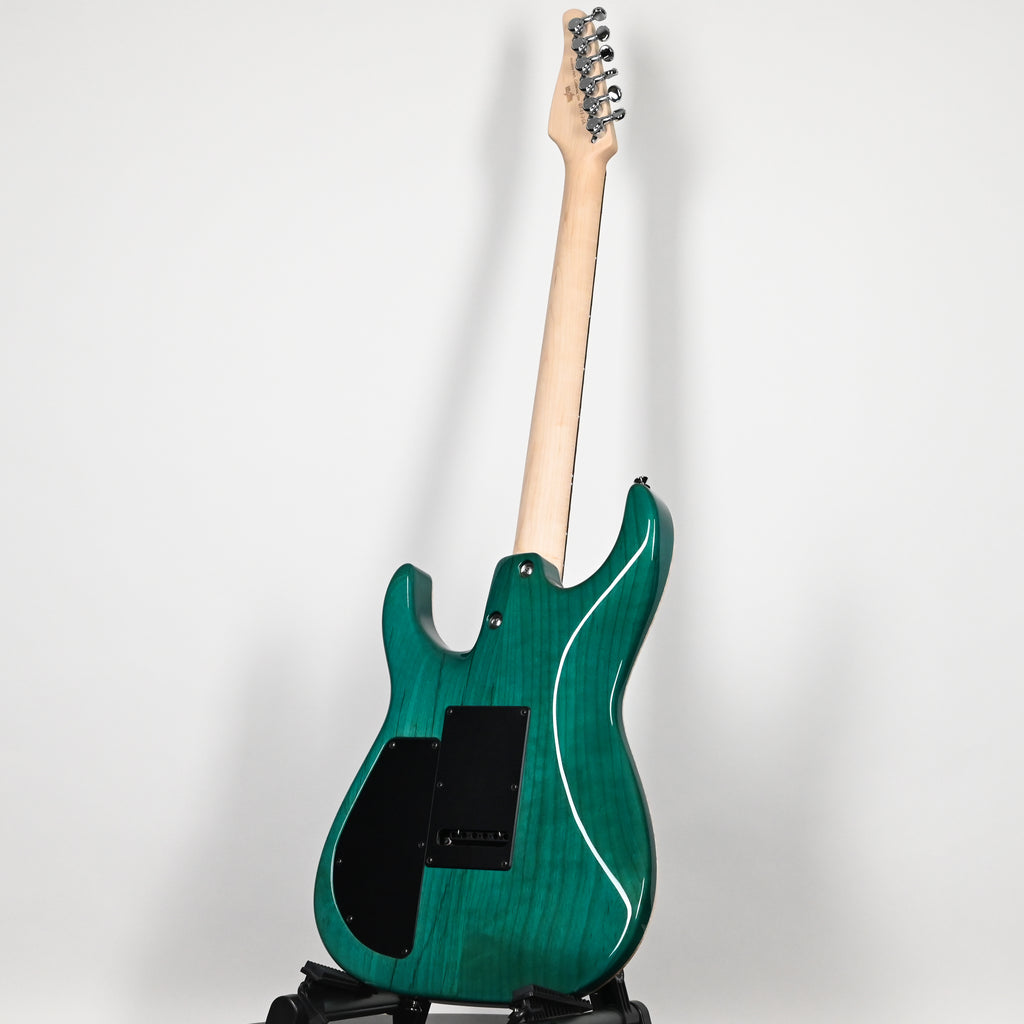 Tom Anderson Custom Angel Electric Guitar- Teal Wake Surf w/ Binding 2026 (07-11-26A)