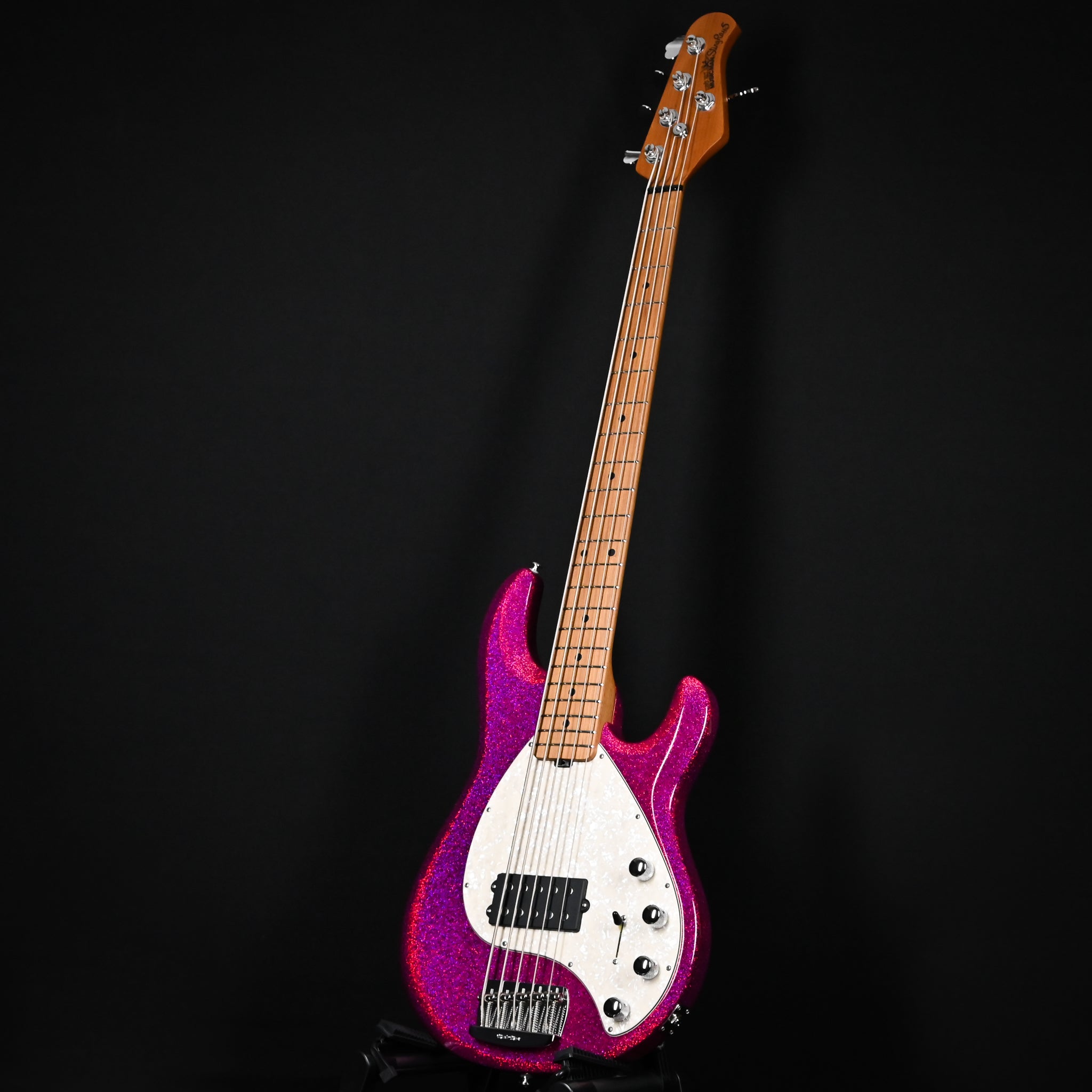 Ernie Ball Music Man StingRay 5 Special H Bass Guitar- Soda Pink Sparkle 2026 (K11741)