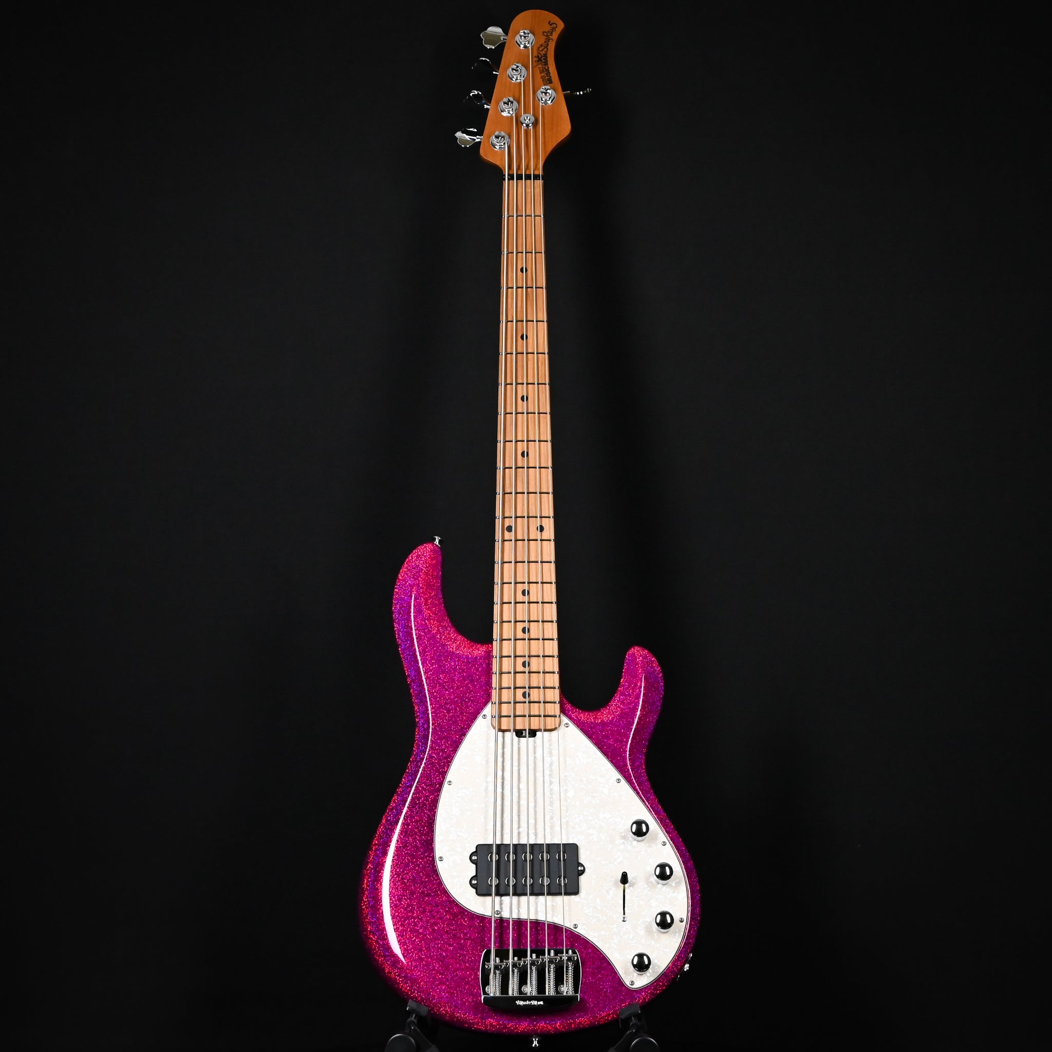 Ernie Ball Music Man StingRay 5 Special H Bass Guitar- Soda Pink Sparkle 2026 (K11741)