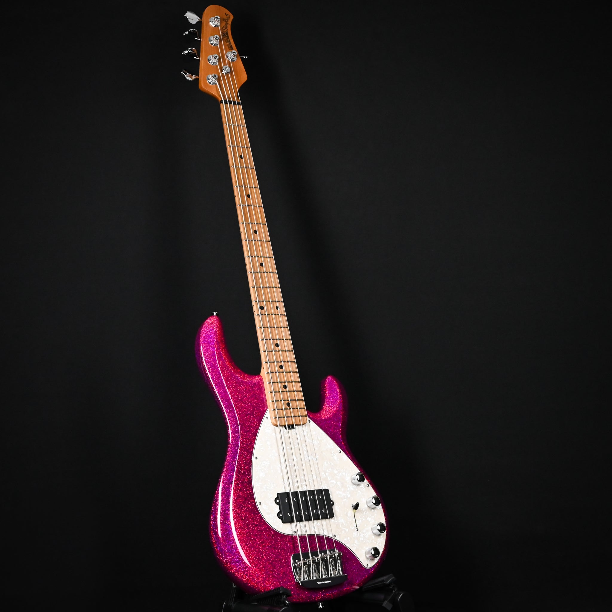 Ernie Ball Music Man StingRay 5 Special H Bass Guitar- Soda Pink Sparkle 2026 (K11741)