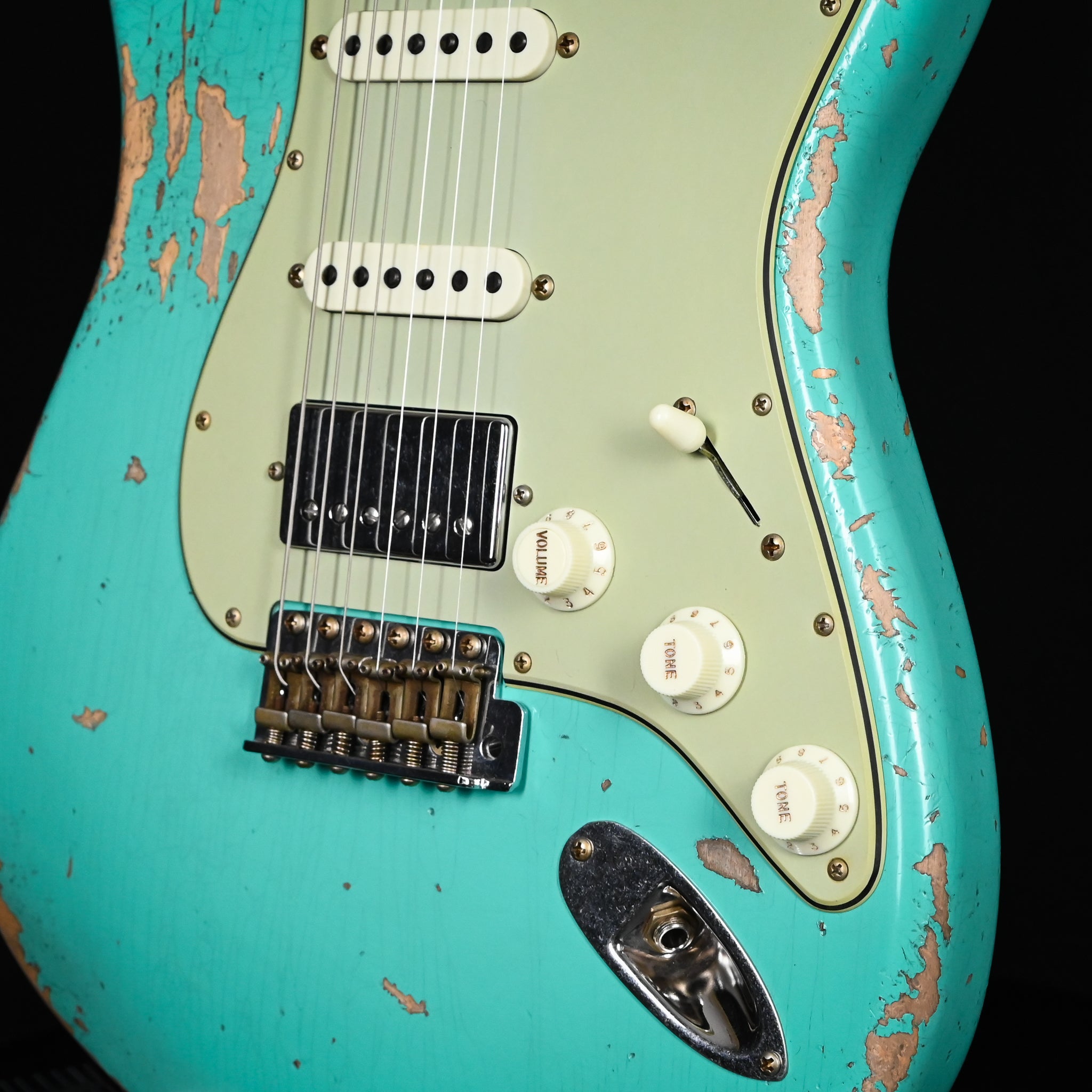 Fender Custom Shop '62 Stratocaster HSS Heavy Relic- Sea Foam Green 2026 (R148191)