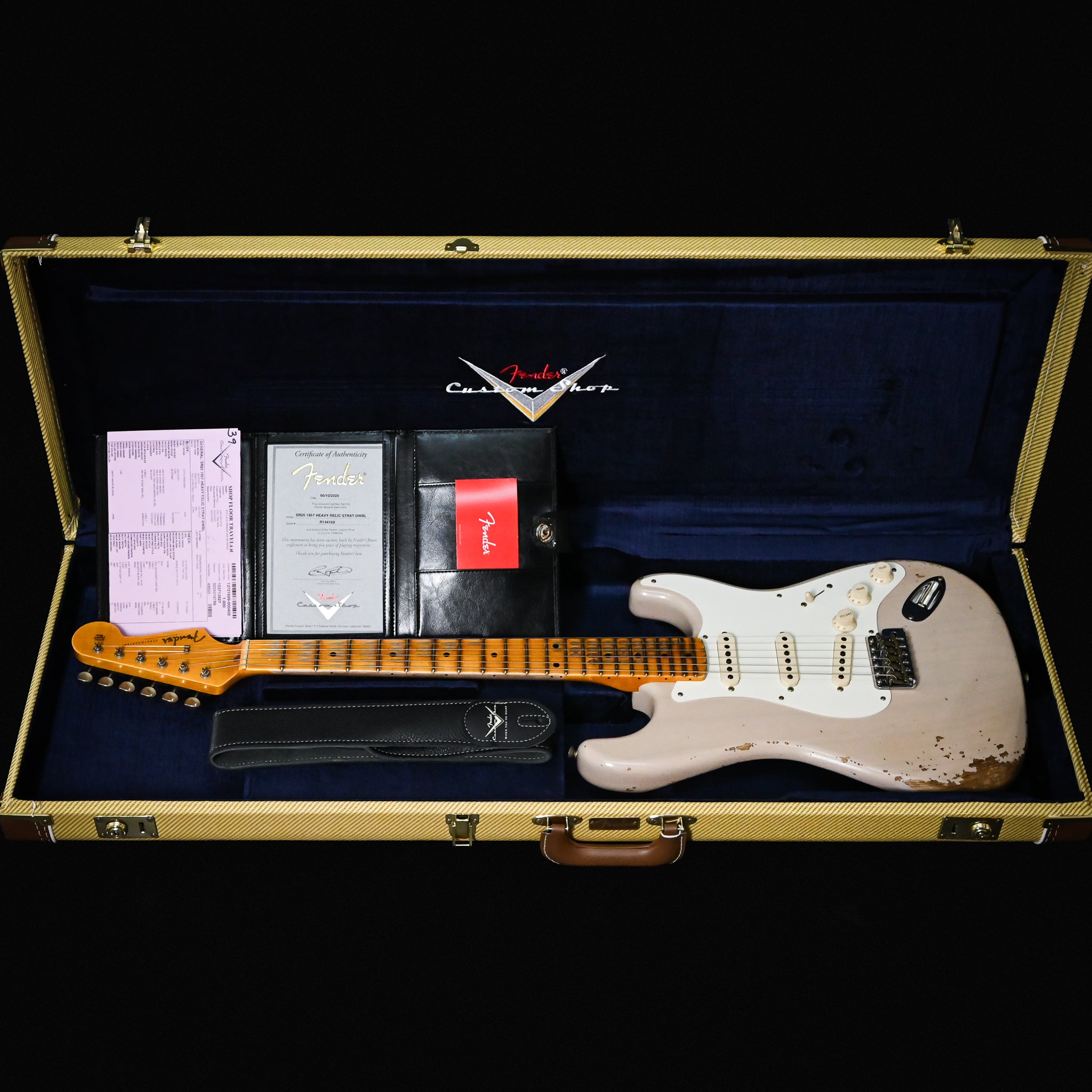 Fender Custom Shop 1957 Stratocaster Heavy Relic- Dirty White Blonde 2025 (R144169)