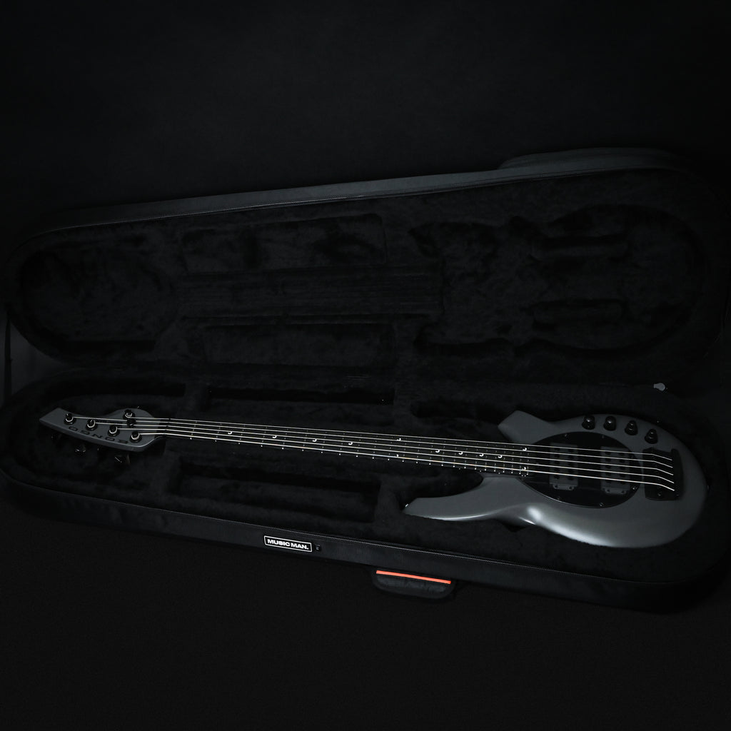 Ernie Ball Music Man Bongo 5 w/ Ebony Fingerboard, Bass Guitar- Titan Grey 2026 (K10741)