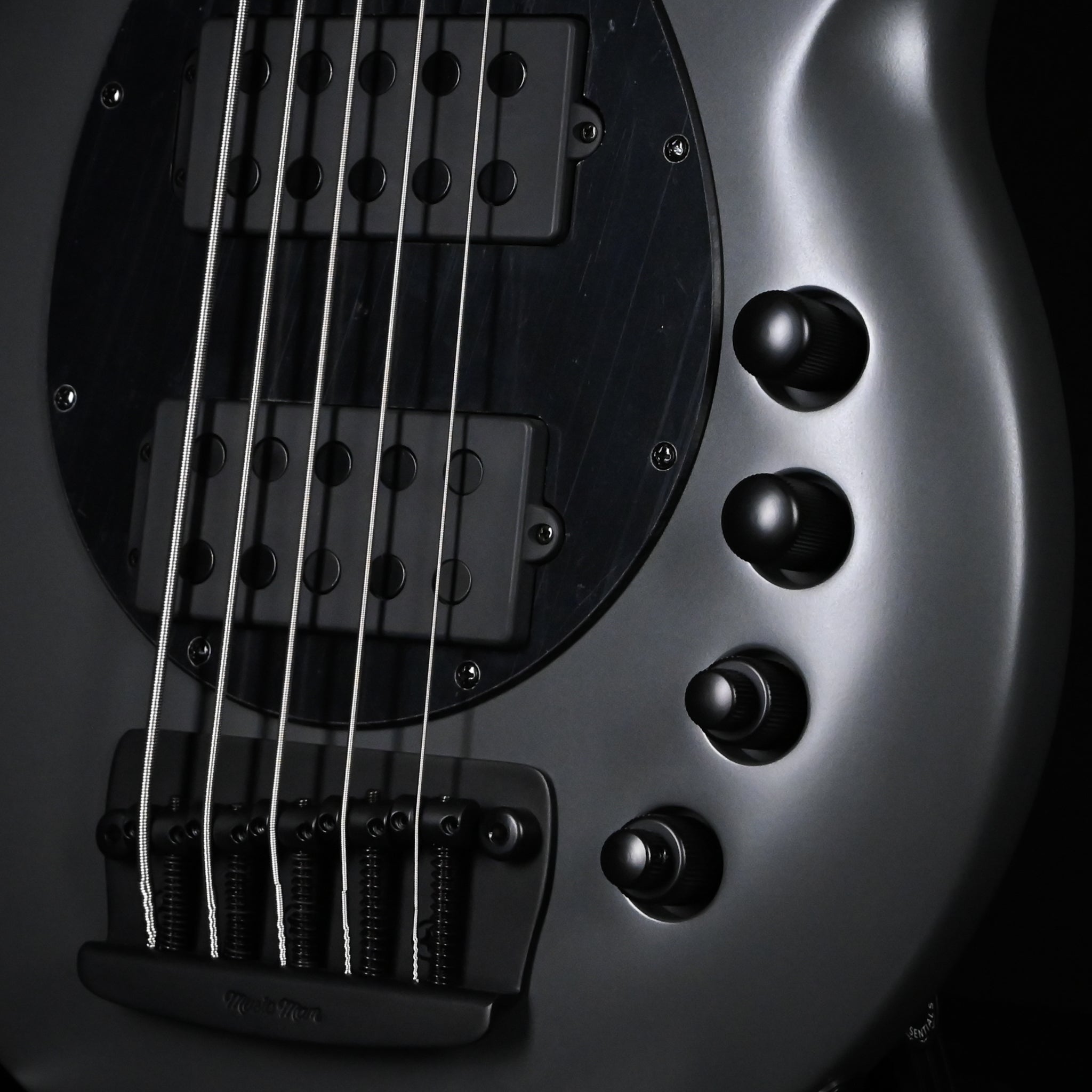 Ernie Ball Music Man Bongo 5 w/ Ebony Fingerboard, Bass Guitar- Titan Grey 2026 (K10741)