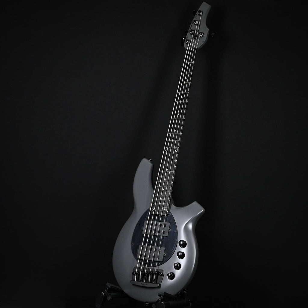 Ernie Ball Music Man Bongo 5 w/ Ebony Fingerboard, Bass Guitar- Titan Grey 2026 (K10741)