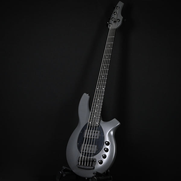 Ernie Ball Music Man Bongo 5 w/ Ebony Fingerboard, Bass Guitar- Titan Grey 2026 (K10741)