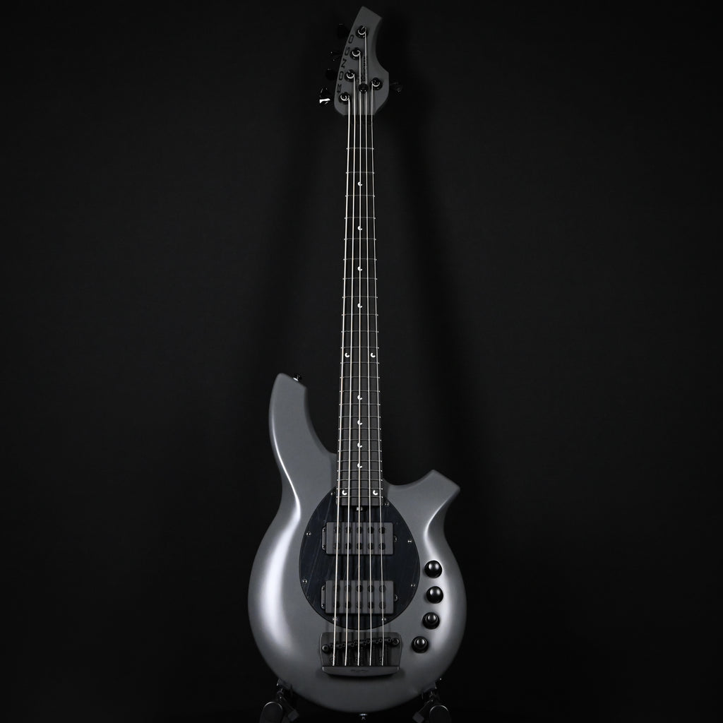 Ernie Ball Music Man Bongo 5 w/ Ebony Fingerboard, Bass Guitar- Titan Grey 2026 (K10741)