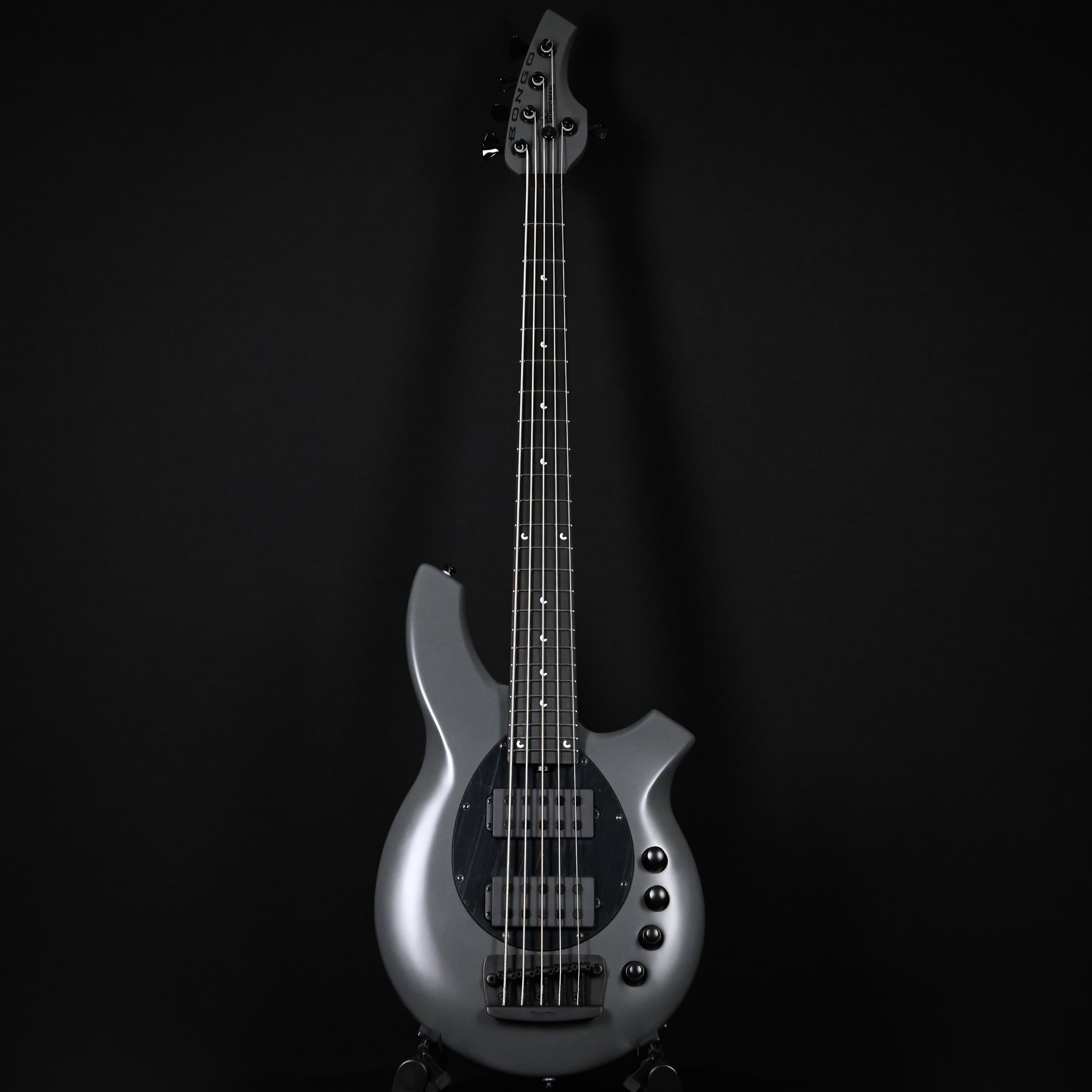 Ernie Ball Music Man Bongo 5 w/ Ebony Fingerboard, Bass Guitar- Titan Grey 2026 (K10741)