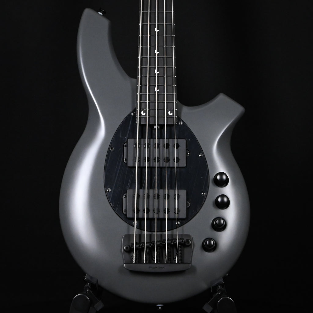 Ernie Ball Music Man Bongo 5 w/ Ebony Fingerboard, Bass Guitar- Titan Grey 2026 (K10741)