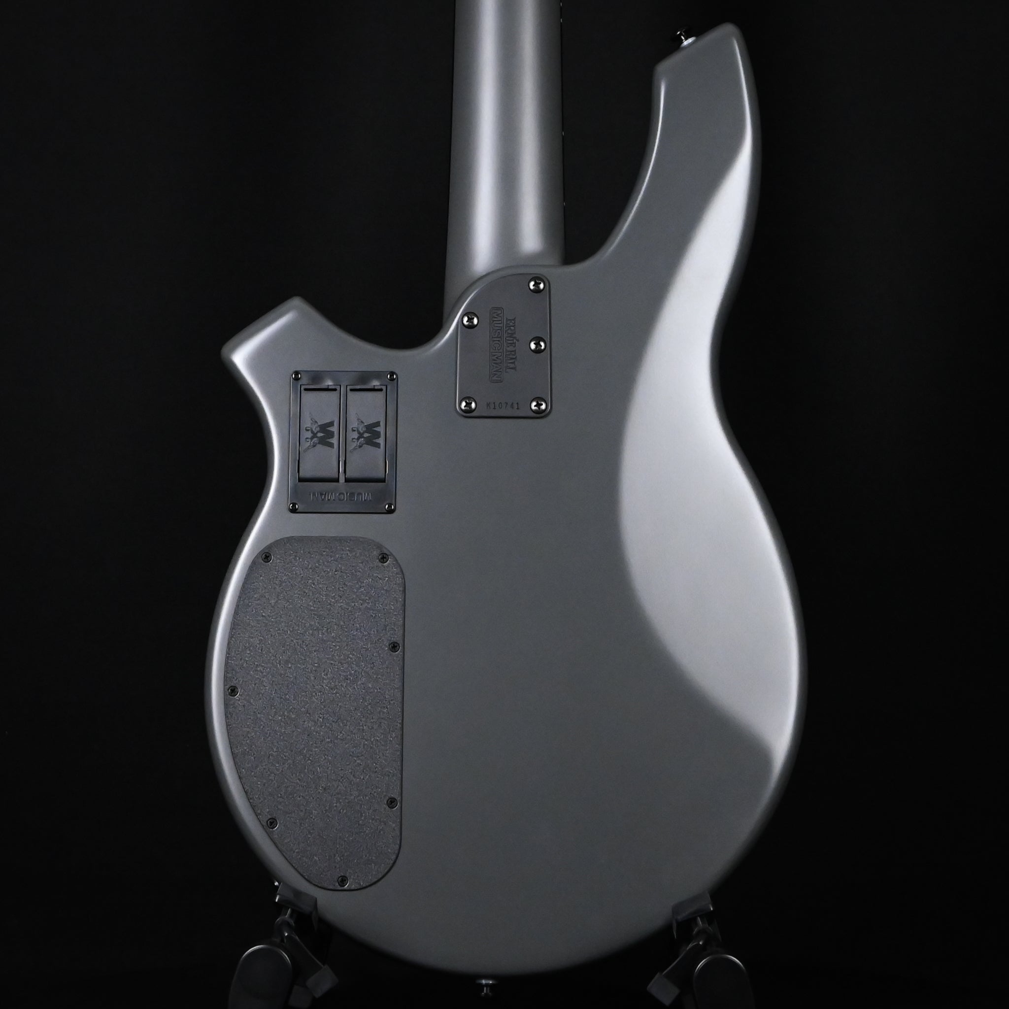 Ernie Ball Music Man Bongo 5 w/ Ebony Fingerboard, Bass Guitar- Titan Grey 2026 (K10741)