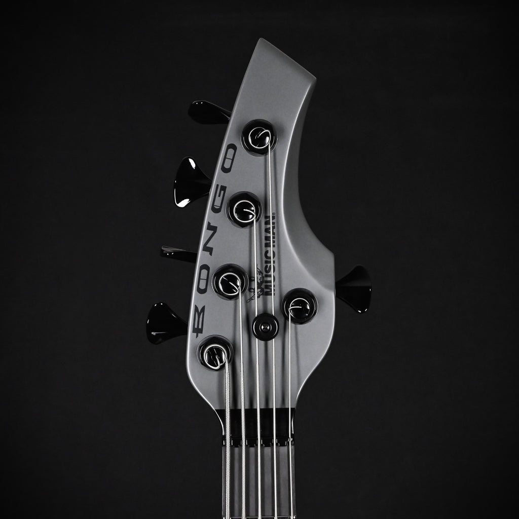 Ernie Ball Music Man Bongo 5 w/ Ebony Fingerboard, Bass Guitar- Titan Grey 2026 (K10741)