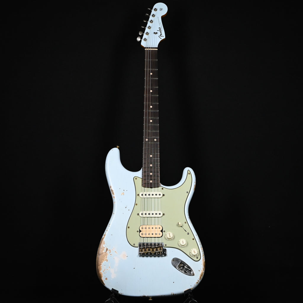 Fender Custom Shop '62 Stratocaster HSS w/ Painted Headcap, Heavy Relic- Sonic Blue 2026 (R148560)