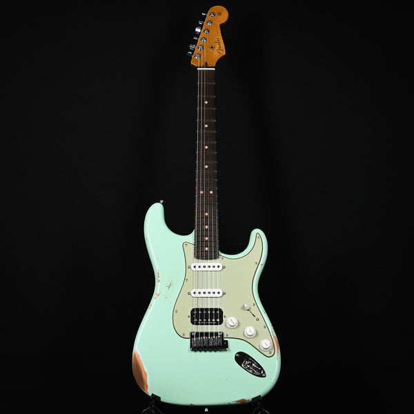Fender Custom Shop Deluxe Stratocaster w/ Seymour Duncan SH4 Humbucker, Relic/ Closet Classic Hardware- Aged Surf Green 2025 (R143930)