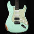 Fender Custom Shop Deluxe Stratocaster w/ Seymour Duncan SH4 Humbucker, Relic/ Closet Classic Hardware- Aged Surf Green 2025 (R143930)