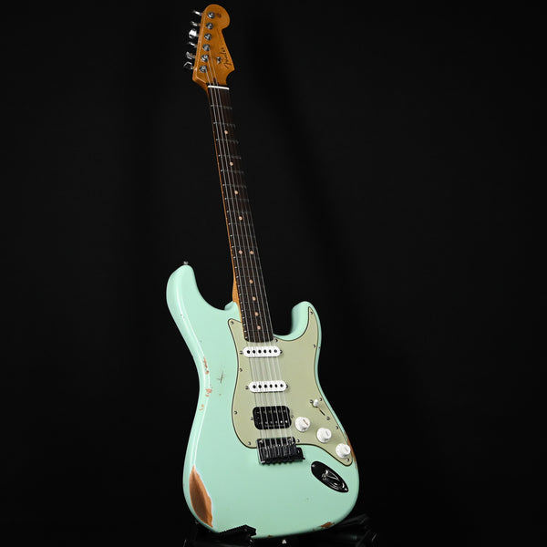 Fender Custom Shop Deluxe Stratocaster w/ Seymour Duncan SH4 Humbucker, Relic/ Closet Classic Hardware- Aged Surf Green 2025 (R143930)