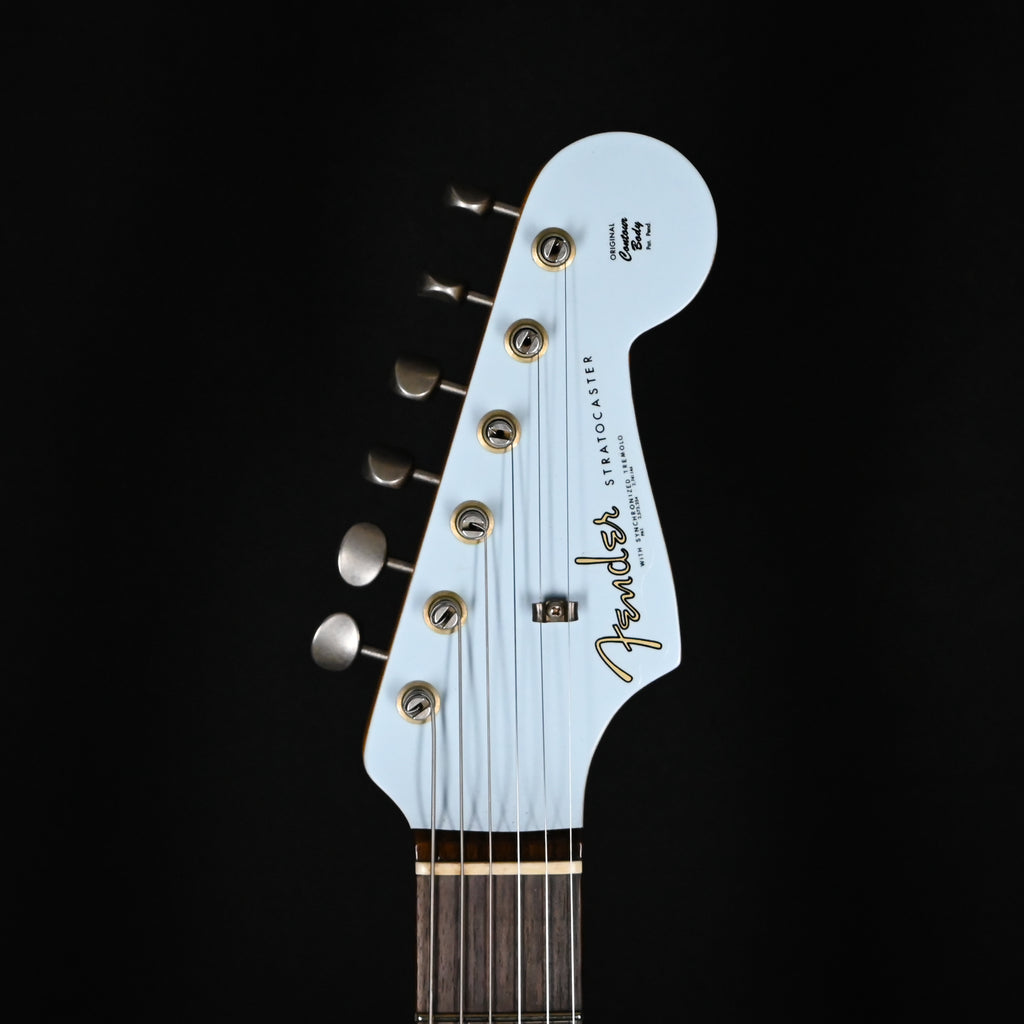 Fender Custom Shop '62 Stratocaster HSS w/ Painted Headcap, Heavy Relic- Sonic Blue 2026 (R148560)