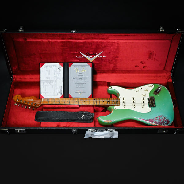 Fender Custom Shop Masterbuilt Dale Wilson 1957 Stratocaster Heavy Relic- Sea Foam Green/ Pink Paisley 2025 (CZ578904)