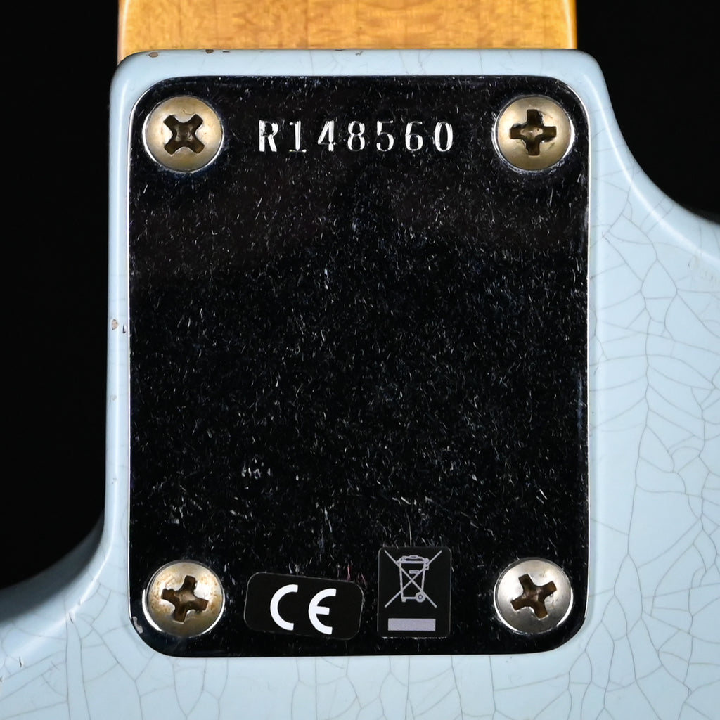 Fender Custom Shop '62 Stratocaster HSS w/ Painted Headcap, Heavy Relic- Sonic Blue 2026 (R148560)