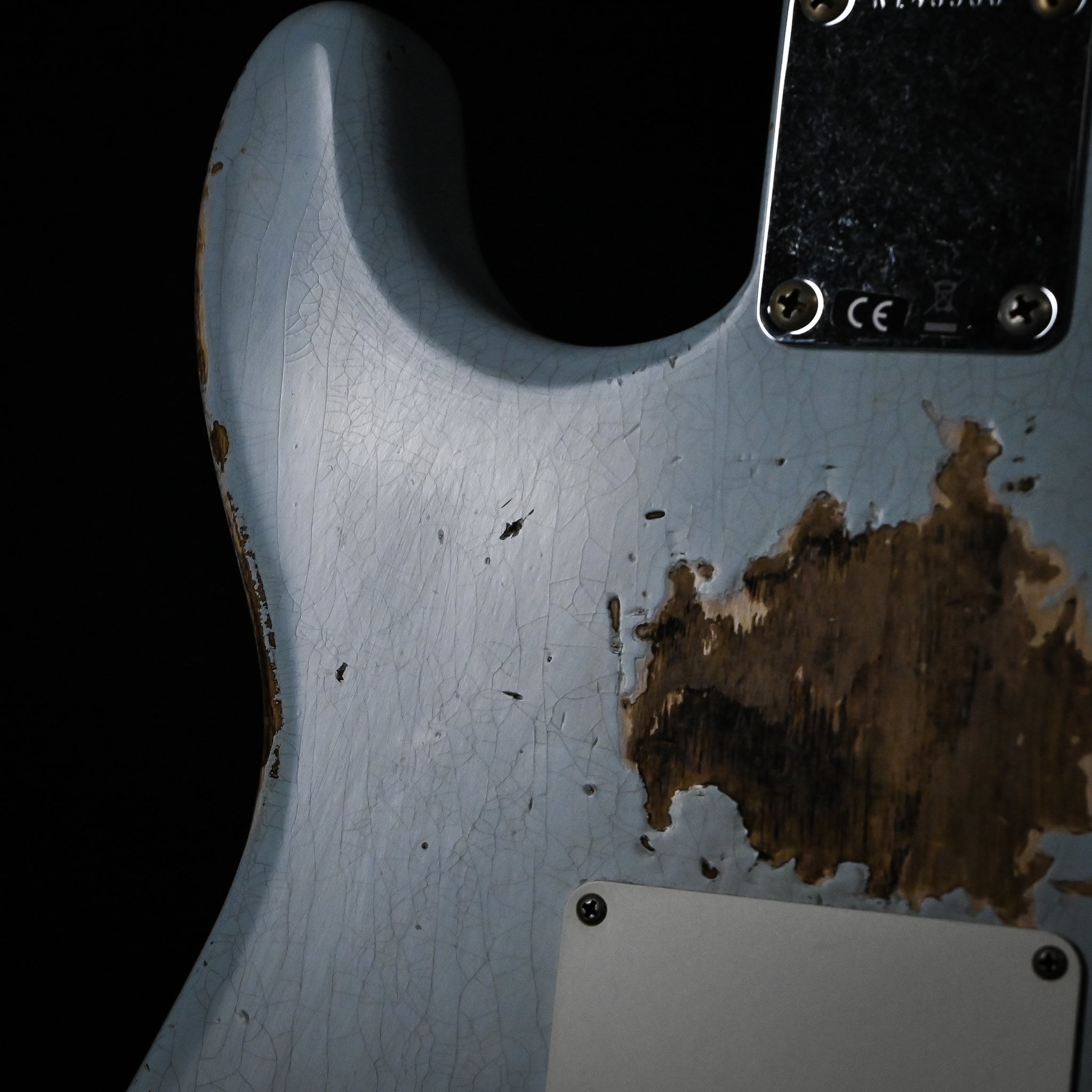 Fender Custom Shop '62 Stratocaster HSS w/ Painted Headcap, Heavy Relic- Sonic Blue 2026 (R148560)