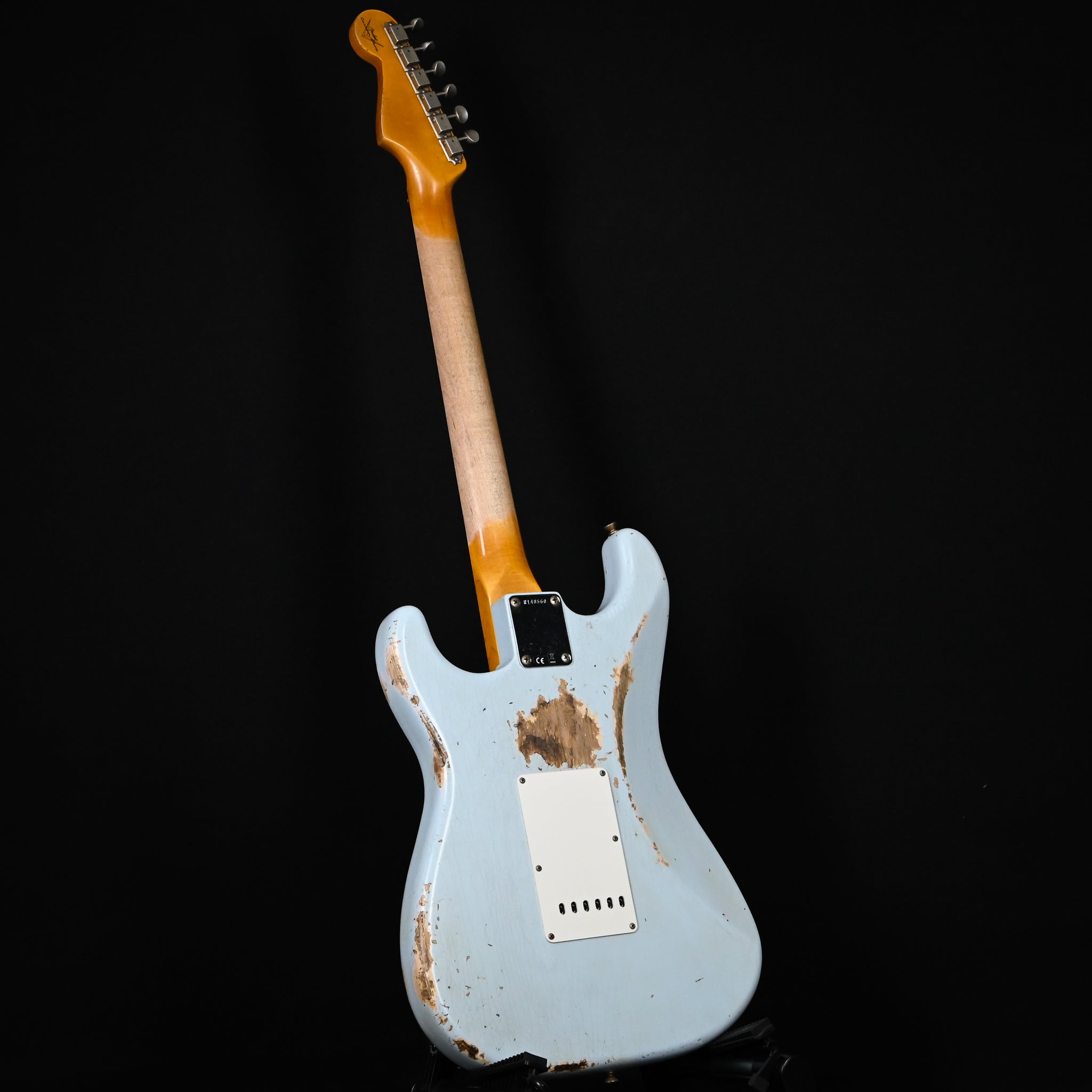 Fender Custom Shop '62 Stratocaster HSS w/ Painted Headcap, Heavy Relic- Sonic Blue 2026 (R148560)