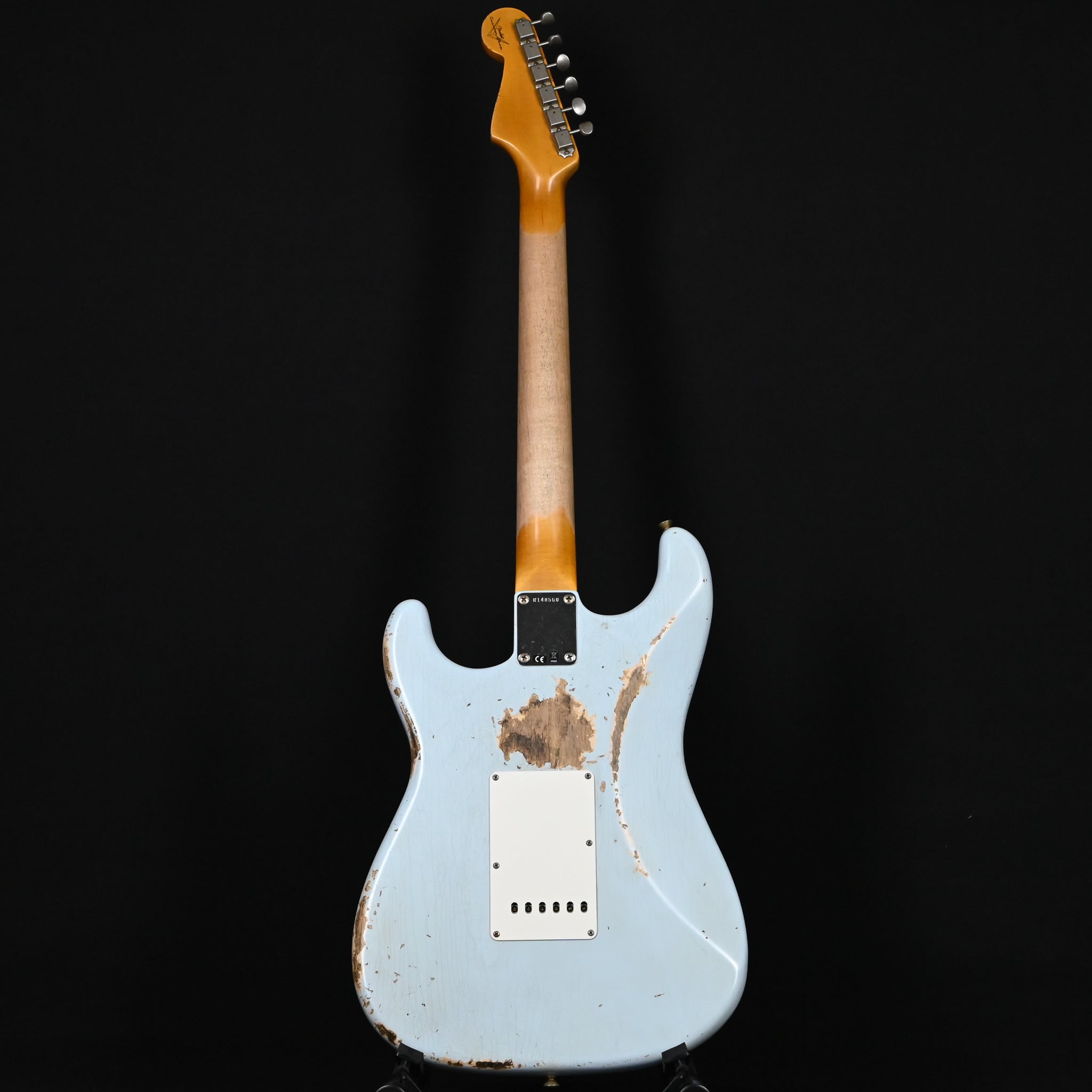 Fender Custom Shop '62 Stratocaster HSS w/ Painted Headcap, Heavy Relic- Sonic Blue 2026 (R148560)