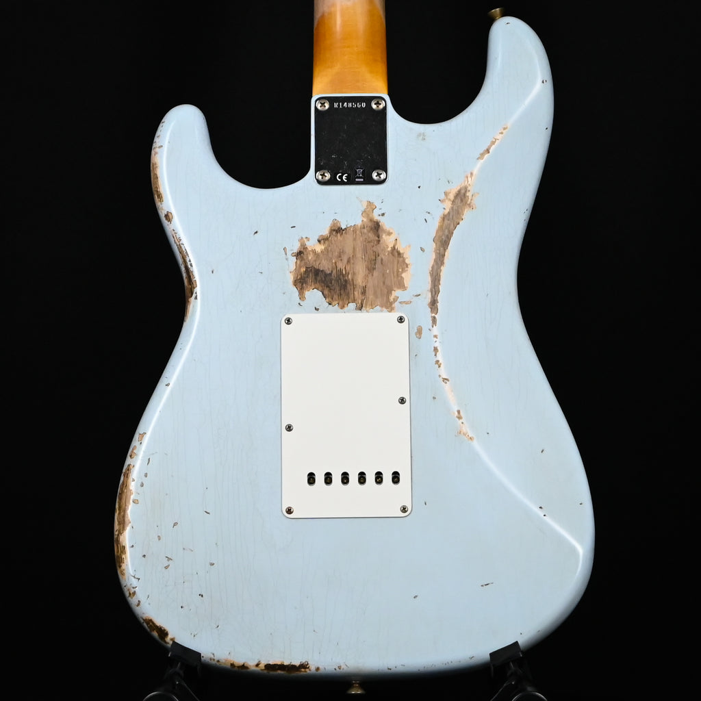 Fender Custom Shop '62 Stratocaster HSS w/ Painted Headcap, Heavy Relic- Sonic Blue 2026 (R148560)