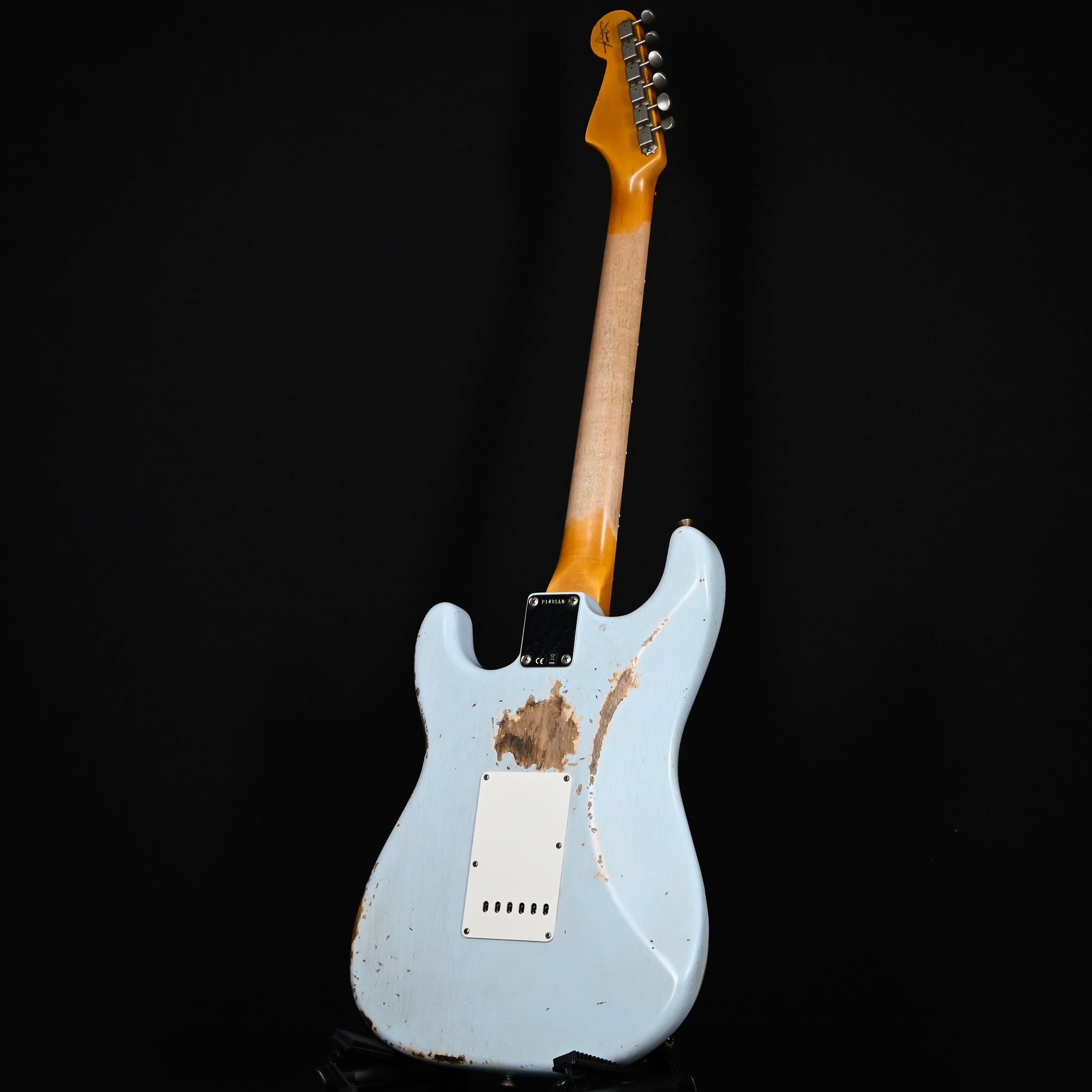 Fender Custom Shop '62 Stratocaster HSS w/ Painted Headcap, Heavy Relic- Sonic Blue 2026 (R148560)