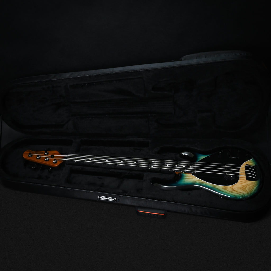 Ernie Ball Music Man StingRay Special 5 H w/ Ebony Fretboard, Bass Guitar- Mean Blue Burst 2026 (K10704)
