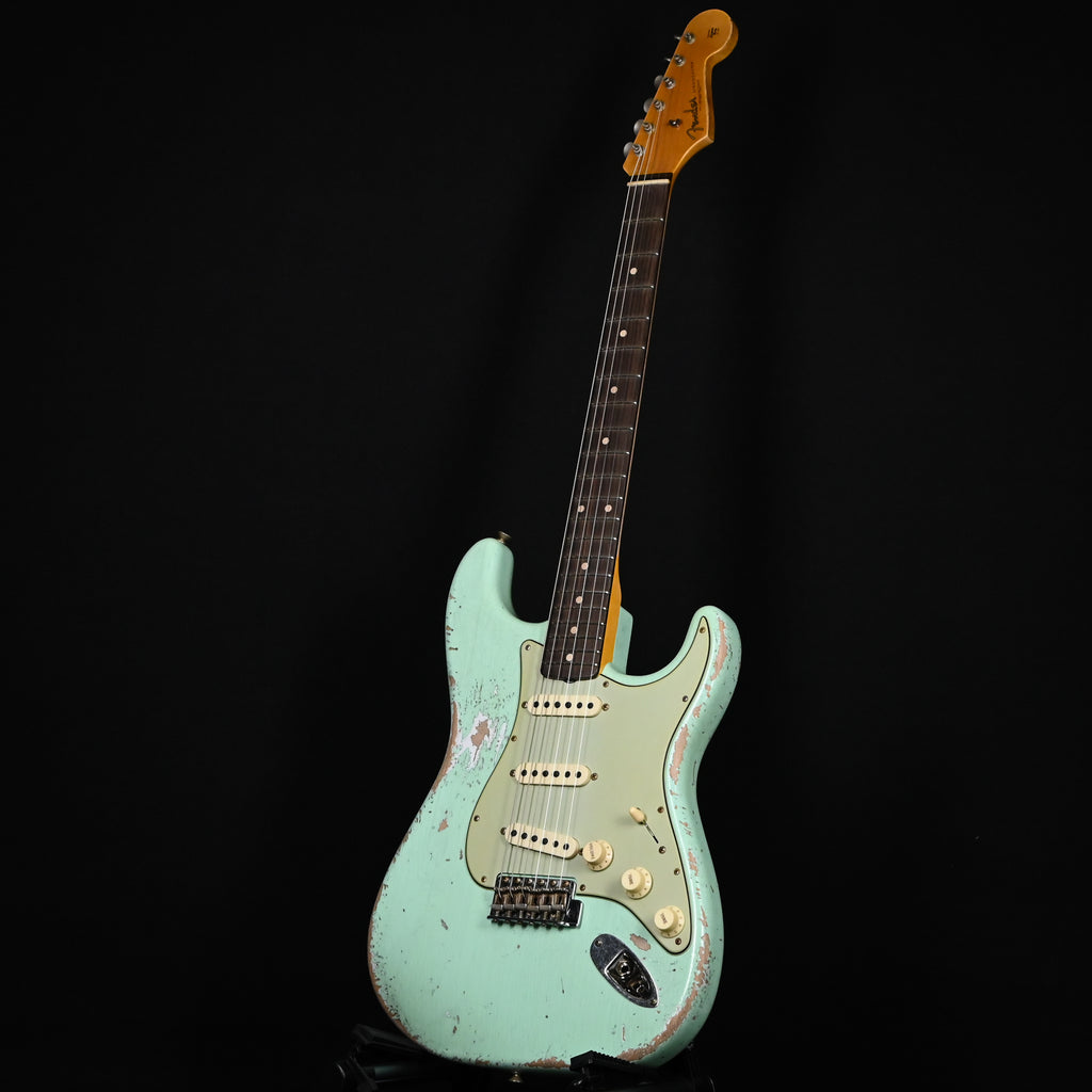 Fender Custom Shop Limited Edition 1962 Stratocaster w/ Handwound 60/63 Pickups, Heavy Relic- Aged Surf Green 2026 (CZ589653)