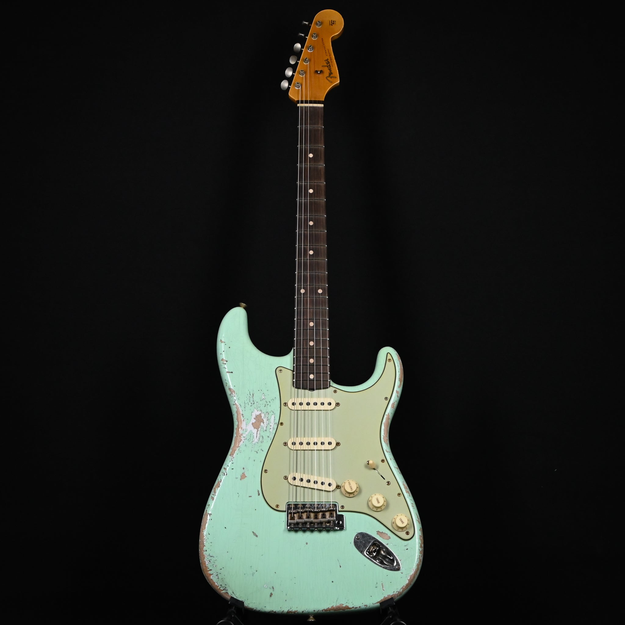Fender Custom Shop Limited Edition 1962 Stratocaster w/ Handwound 60/63 Pickups, Heavy Relic- Aged Surf Green 2026 (CZ589653)