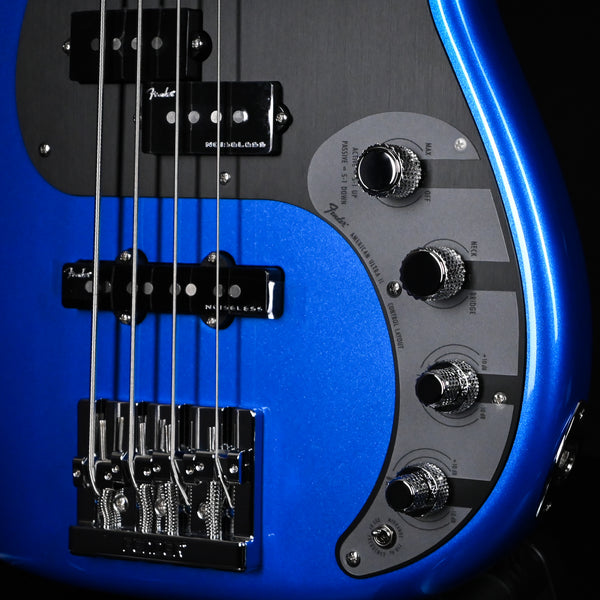 Fender American Ultra II Precision Bass w/ Ebony Fingerboard- Noble Blue 2024 (US24062501)