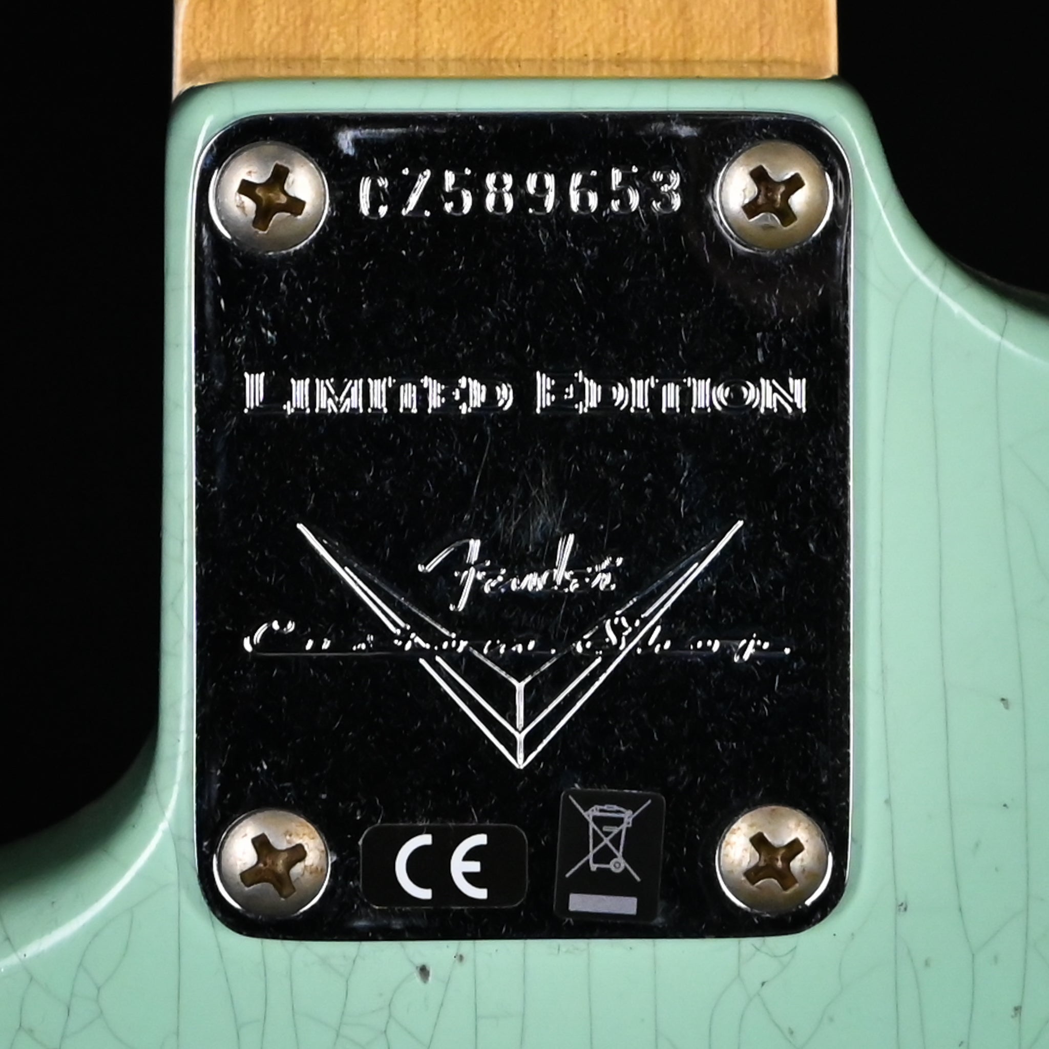 Fender Custom Shop Limited Edition 1962 Stratocaster w/ Handwound 60/63 Pickups, Heavy Relic- Aged Surf Green 2026 (CZ589653)