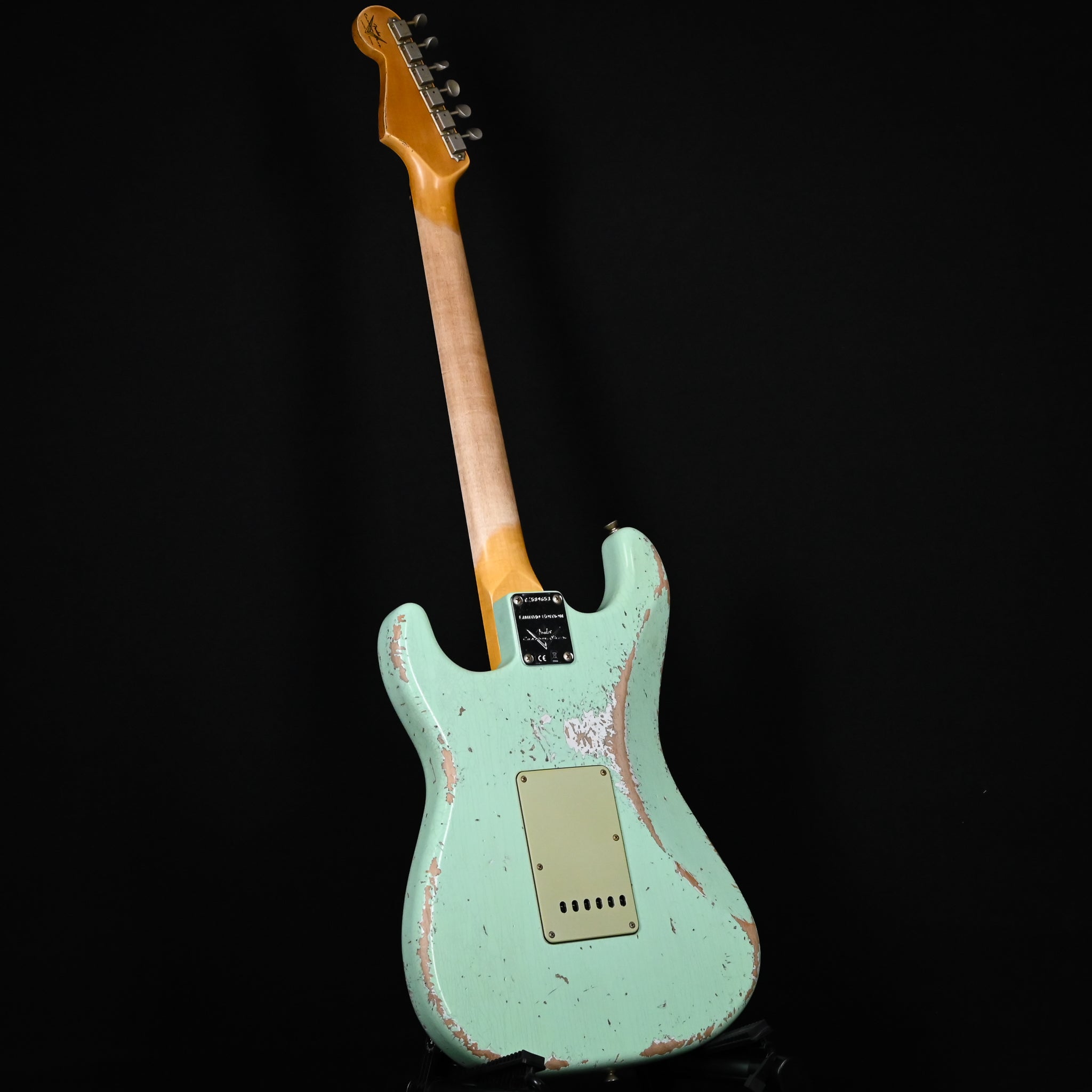 Fender Custom Shop Limited Edition 1962 Stratocaster w/ Handwound 60/63 Pickups, Heavy Relic- Aged Surf Green 2026 (CZ589653)