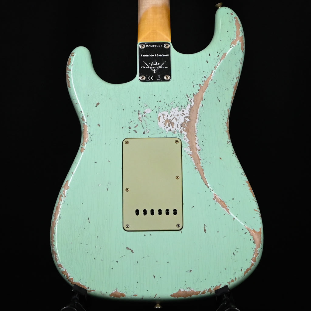 Fender Custom Shop Limited Edition 1962 Stratocaster w/ Handwound 60/63 Pickups, Heavy Relic- Aged Surf Green 2026 (CZ589653)