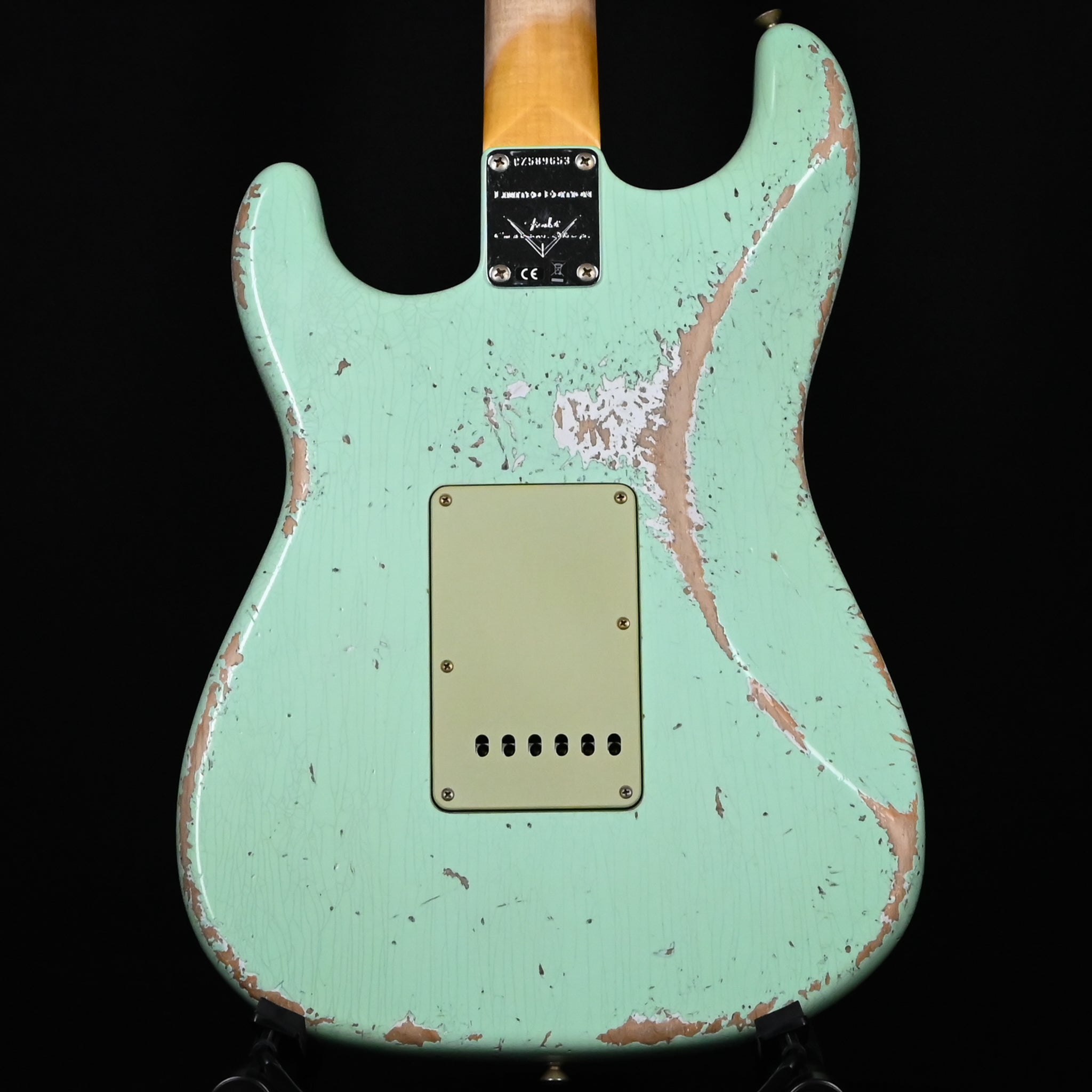 Fender Custom Shop Limited Edition 1962 Stratocaster w/ Handwound 60/63 Pickups, Heavy Relic- Aged Surf Green 2026 (CZ589653)