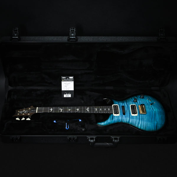 PRS Modern Eagle V w/ 10-Top Electric Guitar- Carrol Blue Wraparound Smokeburst 2025 (0410920)