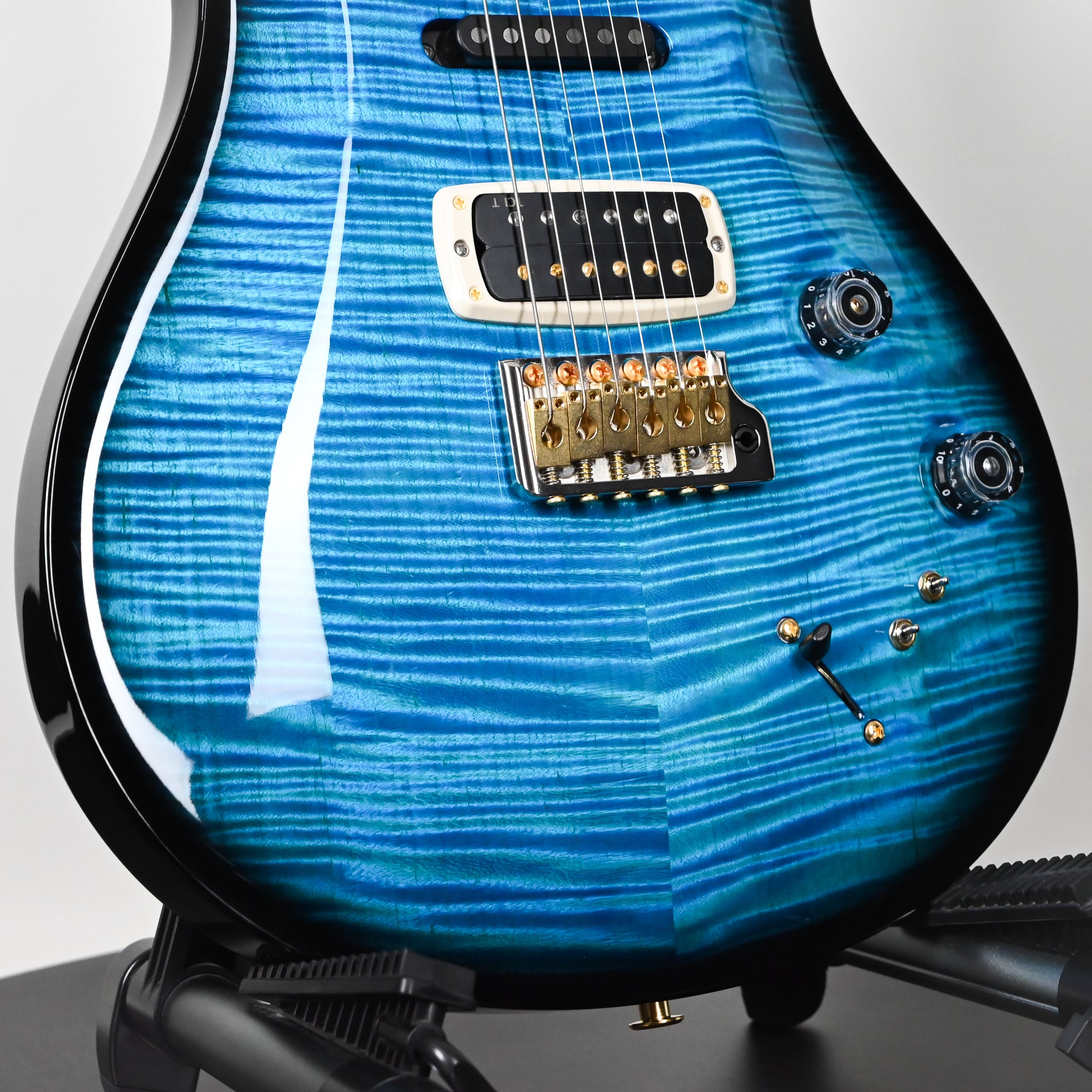 PRS Modern Eagle V w/ 10-Top Electric Guitar- Carrol Blue Wraparound Smokeburst 2025 (0410920)
