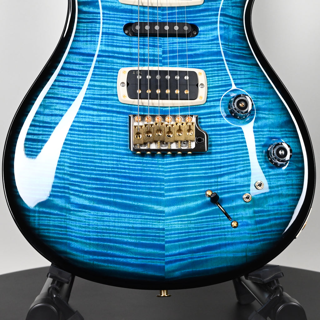 PRS Modern Eagle V w/ 10-Top Electric Guitar- Carrol Blue Wraparound Smokeburst 2025 (0410920)
