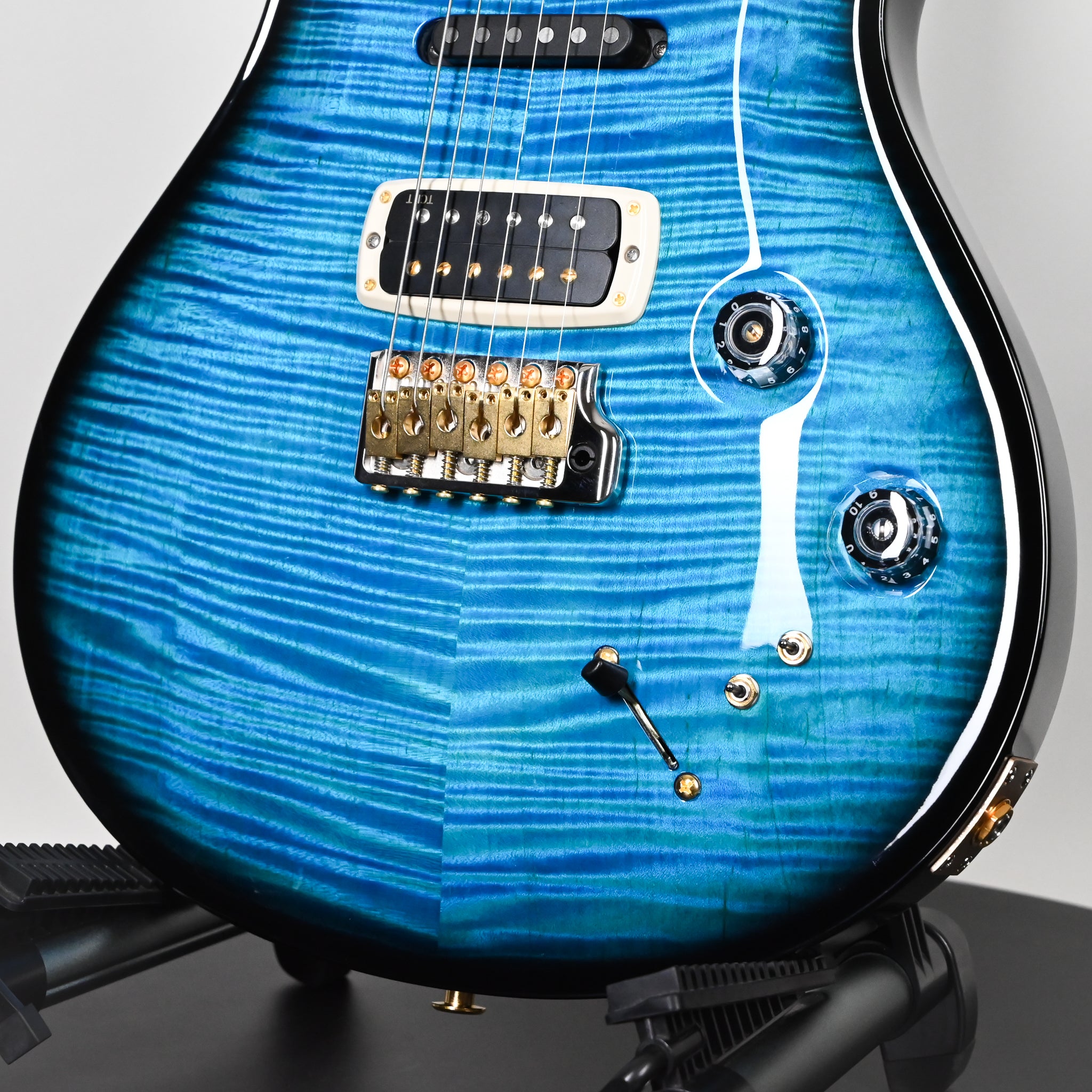 PRS Modern Eagle V w/ 10-Top Electric Guitar- Carrol Blue Wraparound Smokeburst 2025 (0410920)