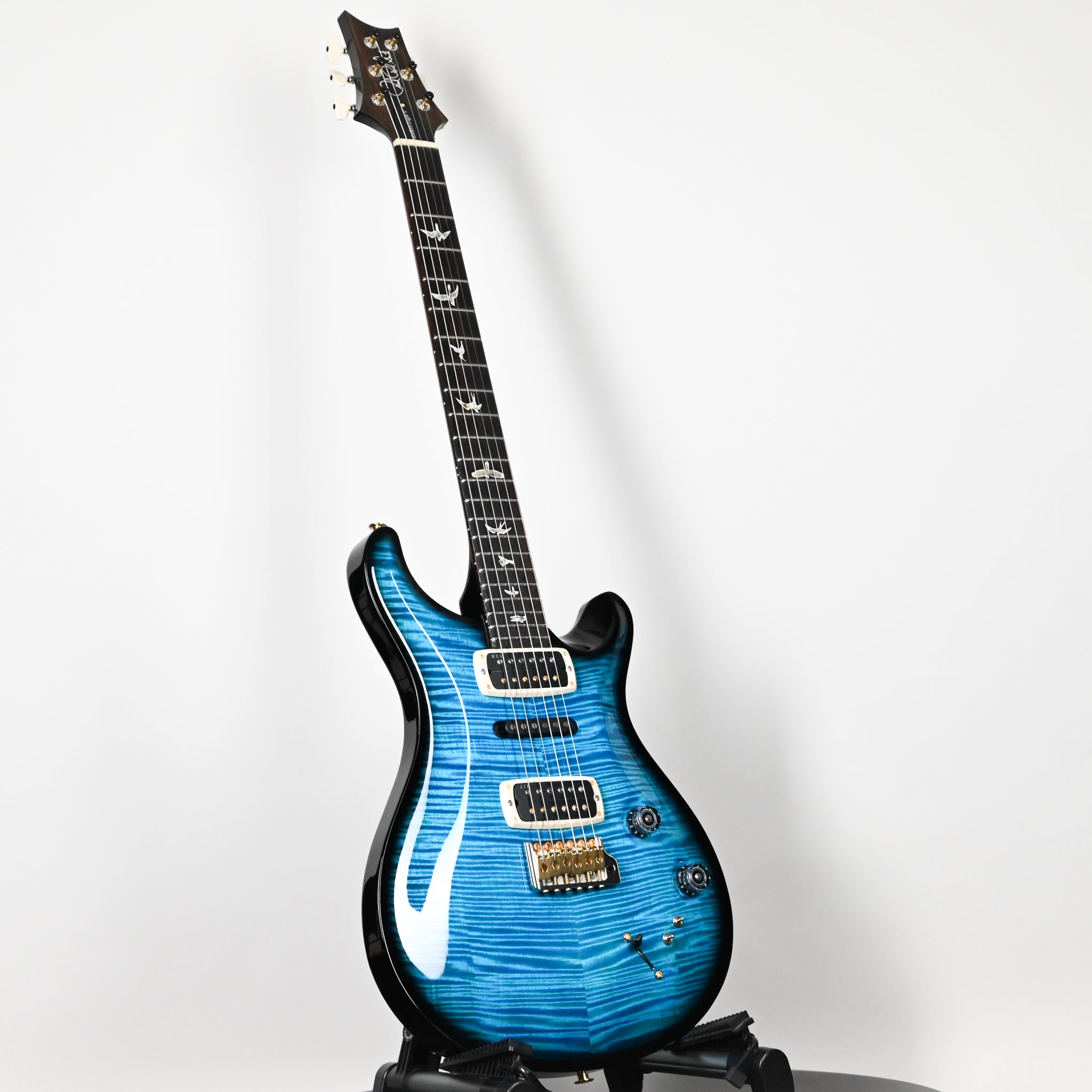 PRS Modern Eagle V w/ 10-Top Electric Guitar- Carrol Blue Wraparound Smokeburst 2025 (0410920)
